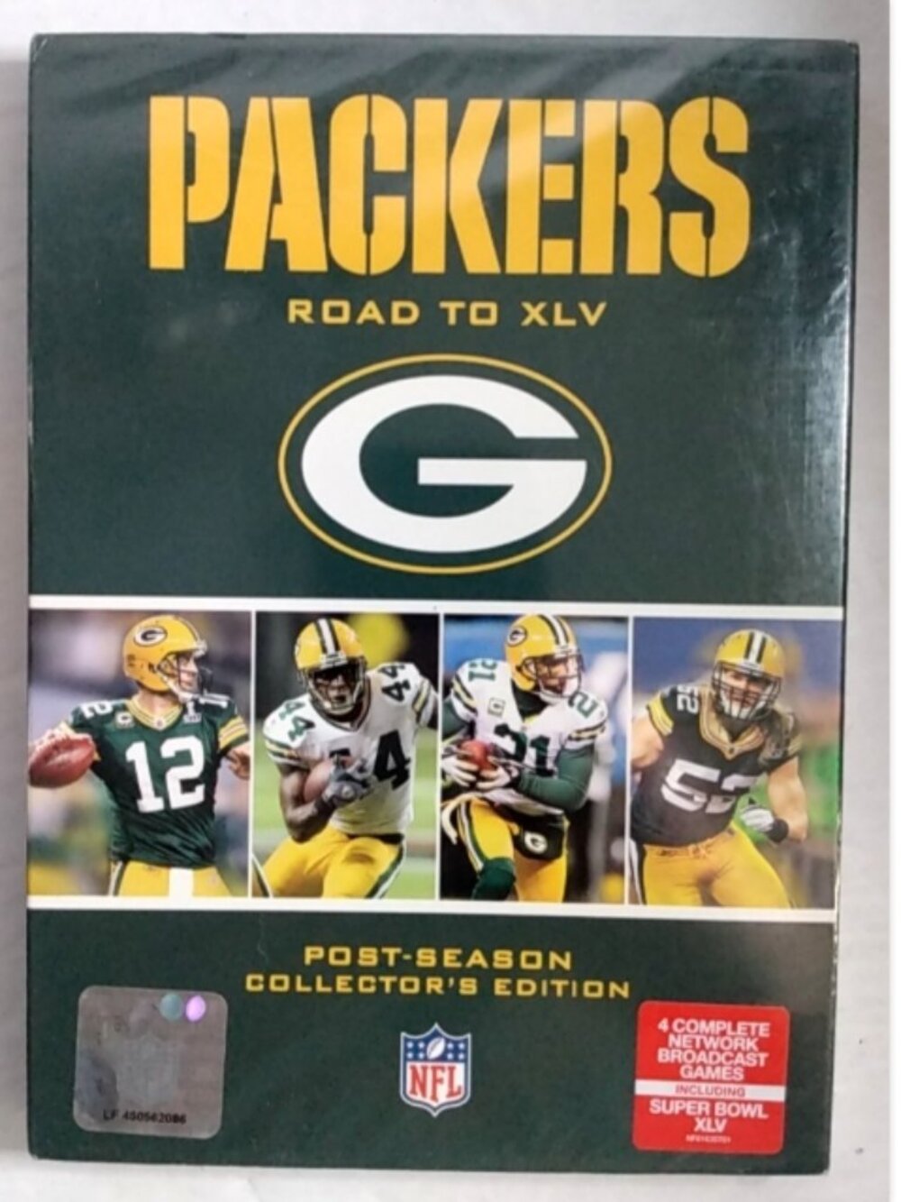NEW Green Bay Packers Road to XLV Post-Season Collectors Ed. 4 DVD Set Football
